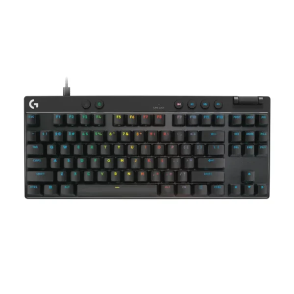 Logitech PRO X TKL RAPID RGB Wired Mechanical Gaming Keyboard - Magnetic Analog Switches