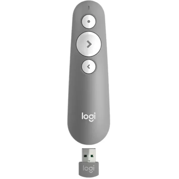 Logitech R500 Laser Presentation Remote Clicker - Gray