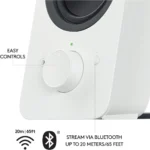 Logitech Z207 2.0 Stereo Computer Speakers with Bluetooth White - Image 6