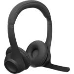 Logitech Zone 300 Wireless Bluetooth Headset with Noise-Canceling Microphone, Compatible with Windows, Mac, Chrome, Linux, iOS, iPadOS, Android – Midnight Black - Image 5