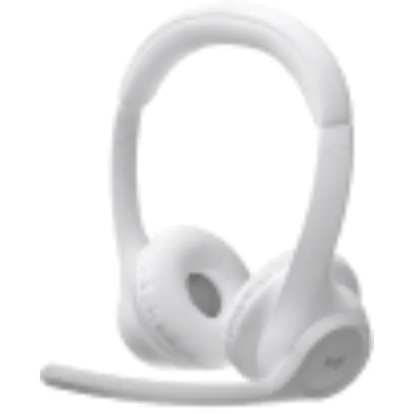Logitech Zone 300 Wireless Bluetooth Headset with Noise-Canceling Microphone, Compatible with Windows, Mac, Chrome, Linux, iOS, iPadOS, Android – Off-white