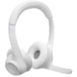 Logitech Zone 300 Wireless Bluetooth Headset with Noise-Canceling Microphone, Compatible with Windows, Mac, Chrome, Linux, iOS, iPadOS, Android – Off-white - Image 4