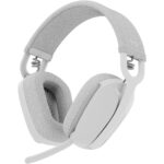Logitech Zone Vibe 100 Lightweight Wireless Over Ear Headphones with Noise Canceling Microphone