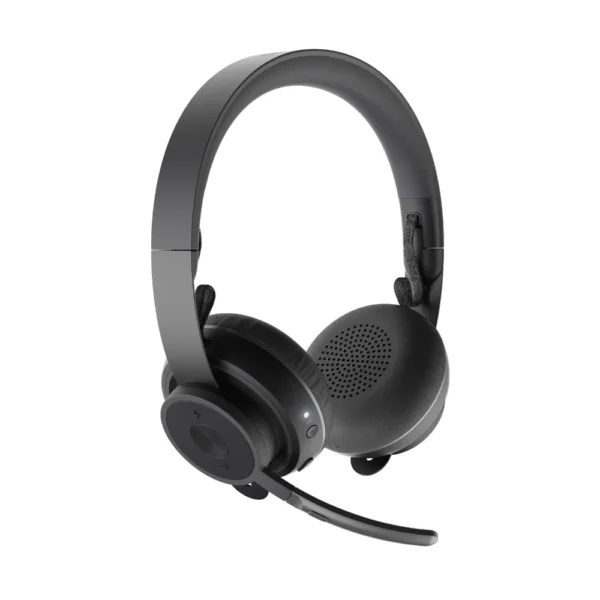 Logitech Zone Wireless Headset, Bluetooth, Flip-to-mute Mic, Qi Wireless Charging, Silicone-padded Headband - UC Version