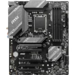MSI B760 Gaming Plus WiFi DDR5 Gaming Motherboard (Supports 12th/13th/14th Gen Intel Processors, LGA 1700, PCIe 4.0, M.2, 2.5Gbps LAN, USB 3.2 Gen2, HDMI/DP, Wi-Fi 6E, Bluetooth 5.3, ATX) - Image 2