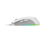 MSI Clutch GM11 Gaming Mouse, 5000 DPI, 10M Omron Switches, Optical Sensor, Symmetrical Ergonomic Design, RGB Mystic Light Compatible, PC/Mac - White - Image 2