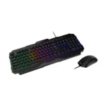 MSI Forge GK100 Combo – Gaming RGB Keyboard & Mouse Set, 19-Key Anti-Ghosting, 6400 DPI Optical Sensor - Image 2