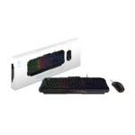 MSI Forge GK100 Combo – Gaming RGB Keyboard & Mouse Set, 19-Key Anti-Ghosting, 6400 DPI Optical Sensor - Image 3