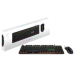 MSI FORGE GK300 COMBO - BLUE SWITCHES Gaming Keyboard & Gaming Mouse, Anti-Ghosting, Ergonomic Keycaps, 9-Mode RGB, up to 7,200 DPI, Black - Image 6