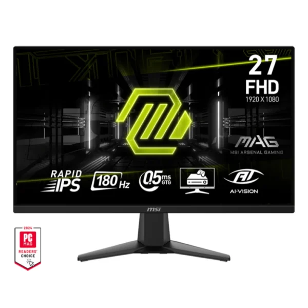 MSI MAG G275F 27in eSport 16:9 Full HD 180Hz 1ms Rapid IPS LCD Gaming Monitor