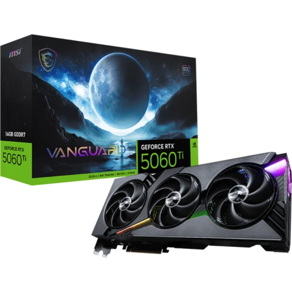 MSI Gaming GeForce RTX 5060 Ti 16G VANGUARD SOC Graphics Card