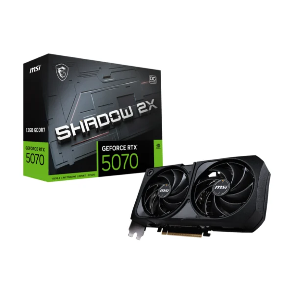 MSI Gaming GeForce RTX 5070 12G SHADOW 2X OC Graphics Card
