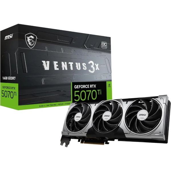MSI Gaming GeForce RTX 5070 Ti 16G VENTUS 3X OC Graphics Card