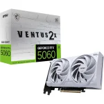 MSI Gaming GeForce RTX 5060 8G VENTUS 2X OC Graphics Card - White