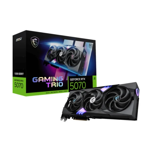 MSI Gaming GeForce RTX 5070 12G GAMING TRIO OC Graphics Card