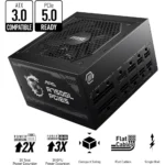 MSI MAG A750GL PCIE 5 & ATX 3.0 Gaming Power Supply - Full Modular - 80 Plus Gold Certified 750W - Compact Size - ATX - Image 2