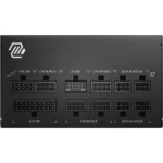 MSI MAG A750GL PCIE 5 & ATX 3.0 Gaming Power Supply - Full Modular - 80 Plus Gold Certified 750W - Compact Size - ATX - Image 3