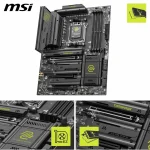 MSI MAG X870E Tomahawk WiFi Motherboard, ATX - Supports AMD Ryzen 9000/8000/7000 Processors, AM5-80A SPS VRM, DDR5 Memory Boost 8400+ MT/s (OC), PCIe 5.0 x16, M.2 Gen5, Wi-Fi 7, 5G LAN - Image 3