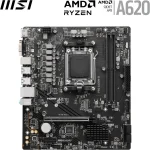 MSI PRO A620M-B AM5 DDR5 microATX Motherboard, Supports AMD Ryzen 9000/8000/7000 Processors - Image 2