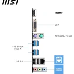 MSI PRO A620M-B AM5 DDR5 microATX Motherboard, Supports AMD Ryzen 9000/8000/7000 Processors - Image 6