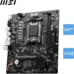 MSI PRO B650M-B Micro-ATX Motherboard (Supports AMD Ryzen 7000 Series Processors, AM5 - DDR5 Memory Boost 6800+MHz/OC, 1 x PCIe 4.0 x16, 1 x M.2 Gen4, 2.5G LAN) - Image 3