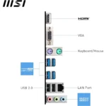 MSI PRO B650M-B Micro-ATX Motherboard (Supports AMD Ryzen 7000 Series Processors, AM5 - DDR5 Memory Boost 6800+MHz/OC, 1 x PCIe 4.0 x16, 1 x M.2 Gen4, 2.5G LAN) - Image 6
