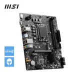 MSI PRO B760M-E DDR4 Motherboard, Micro-ATX - Supports Intel 14th, 13th & 12th Gen Core Processors, LGA 1700 - DDR4 Memory Boost 4800+MHz/OC, PCIe 4.0 x16 Slot, M.2 Gen4 Slot - Image 5