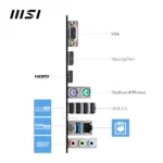 MSI PRO B760M-P DDR5 Motherboard, Micro-ATX - Supports Intel 12th & 13th Gen Core Processors, LGA 1700 - DDR5 Memory Boost 6800+MHz/OC, PCIe 4.0 x16 Slot, M.2 Gen4 Slots - Image 4