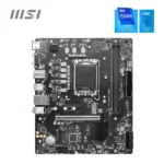 MSI PRO H610M-E DDR5 Motherboard, Micro-ATX - Supports Intel 12th Gen Core Processors, LGA 1700-2 x DIMMs (3200MHz), 1x PCIe 4.0 x16 Slot, 1 x M.2 Gen3, USB 3.2 Gen1, 1G LAN, HDMI 1.4 & VGA - Image 5