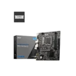 MSI PRO H610M-G DDR5 Motherboard (mATX, 12th Gen Intel Core, LGA 1700 Socket, PCIe 4, 2.5G LAN, M.2 Slots, USB 3.2)