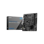 MSI PRO H610M-S DDR4 Motherboard, Micro-ATX - Support 14th/13th/12th Gen Intel Core Processors, LGA 1700, 1x PCIe 4.0 x16 Slot, 1 x M.2 Gen3, USB 3.2 Gen1, 1G LAN, HDMI 1.4 & VGA