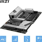 MSI PRO Z790-A MAX WiFi DDR5 Motherboard (Supports 12th/13th/14th Gen Intel Processors, LGA 1700, DDR5, PCIe 5.0, M.2, 2.5Gbps LAN, USB 3.2 Gen2, Wi-Fi 7, ATX) - Image 6