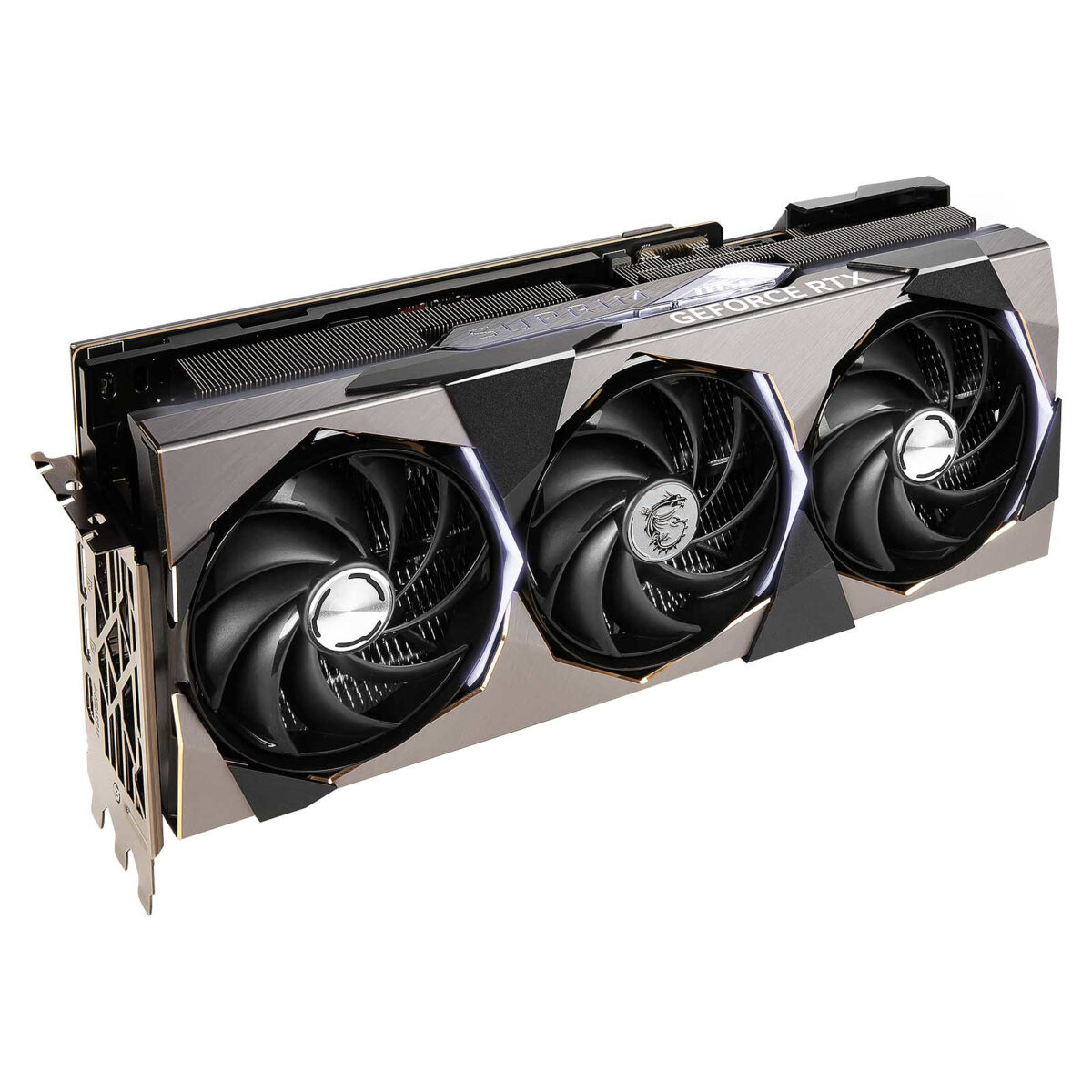 MSI GeForce RTX 4080 16GB SUPRIM X Gaming Graphics Card - 16GB GDDR6X, 2640 MHz, PCI Express Gen 4, 256-bit, 3X DP v 1.4a, HDMI 2.1a (Supports 4K & 8K HDR) - Image 2