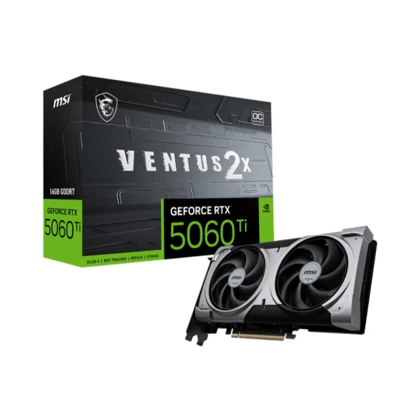 MSI Gaming GeForce RTX 5060 Ti 16G VENTUS 2X OC PLUS Graphics Card