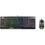 MSI Vigor GK30 Combo, 6-Zone RGB GK30 Gaming Keyboard & GM11 Gaming Mouse, Water Repellent & Splash-Proof, 5000 DPI
