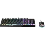 MSI Vigor GK30 Combo, 6-Zone RGB GK30 Gaming Keyboard & GM11 Gaming Mouse, Water Repellent & Splash-Proof, 5000 DPI - Image 2