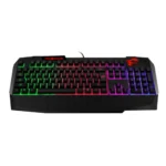 MSI VIGOR GK40 US Backlit RGB Dedicated Hot Keys Anti-Ghosting Mechanical Feel Gaming Keyboard - Open Box - Image 2
