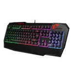 MSI VIGOR GK40 US Backlit RGB Dedicated Hot Keys Anti-Ghosting Mechanical Feel Gaming Keyboard - Open Box - Image 5