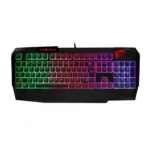 MSI VIGOR GK40 US Backlit RGB Dedicated Hot Keys Anti-Ghosting Mechanical Feel Gaming Keyboard - Open Box - Image 4