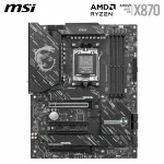 MSI PRO X870 Gaming Plus WiFi Motherboard, ATX - Supports AMD Ryzen 9000/8000/7000 Processors, AM5-60A SPS VRM, DDR5 Memory Boost 8200+ MT/s (OC), PCIe 5.0 x16 & 4.0 x16, M.2 Gen5, Wi-Fi 7, 5G LAN - Image 2