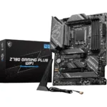 MSI Z790 GAMING PLUS WIFI DDR5 Motherboard, ATX - Supports Intel 14th, 13th & 12th Gen Core Processors, LGA 1700 - DDR5 Memory Boost 7200+MHz/OC, 1 x PCIe 5.0 x16, 4 x M.2 Gen4, 2.5G LAN, Wi-Fi 6E