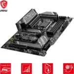 MSI Z790 GAMING PLUS WIFI DDR5 Motherboard, ATX - Supports Intel 14th, 13th & 12th Gen Core Processors, LGA 1700 - DDR5 Memory Boost 7200+MHz/OC, 1 x PCIe 5.0 x16, 4 x M.2 Gen4, 2.5G LAN, Wi-Fi 6E - Image 4