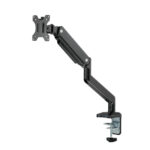 MXG BMA-12U Single Monitor Premium Aluminum Spring-Assisted With 3.0 USB Cable Monitor Arm - Matte Black - Image 6