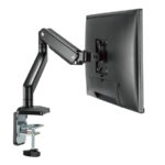 MXG BMA-12U Single Monitor Premium Aluminum Spring-Assisted With 3.0 USB Cable Monitor Arm - Matte Black - Image 4