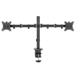 MXG BMA-24P Dual Monitor Steel Articulating Monitor Mount Matte Black - Image 3