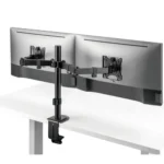 MXG BMA-24P Dual Monitor Steel Articulating Monitor Mount Matte Black - Image 5