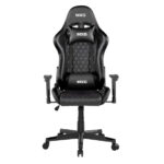MXG GCH-01 Large Diamound Quilted PU with Headrest and Lumbar Support Gaming Chair - Black