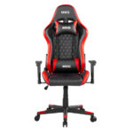 MXG GCH-01 Large Diamound Quilted PU with Headrest and Lumbar Support Gaming Chair - Black/Red