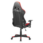 MXG GCH-01 Large Diamound Quilted PU with Headrest and Lumbar Support Gaming Chair - Black/Red - Image 3