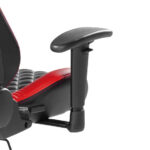 MXG GCH-01 Large Diamound Quilted PU with Headrest and Lumbar Support Gaming Chair - Black/Red - Image 5